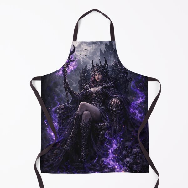 Item preview, Gothic Sorceress Queen – Dark Magic Throne Fantasy Art designed and sold by SoulenCify.