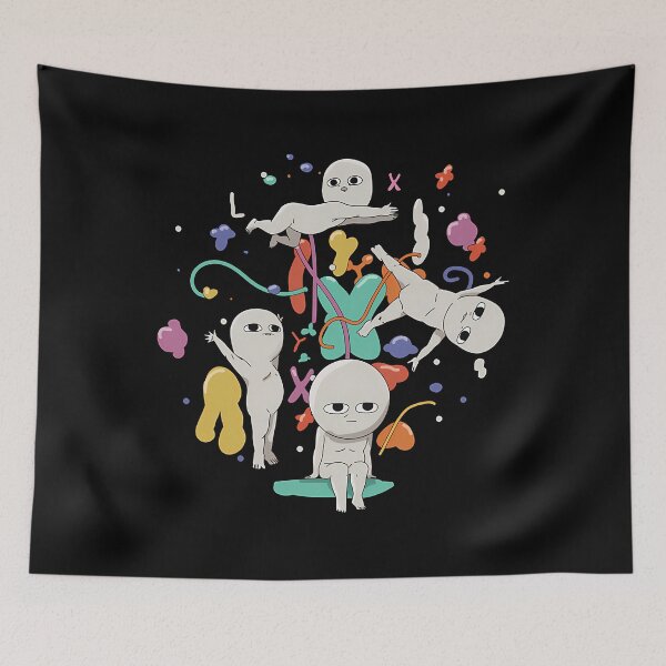 Item preview, Mushroom Hallucinations Cute Psychedelic Characters designed and sold by nipunifekniy.