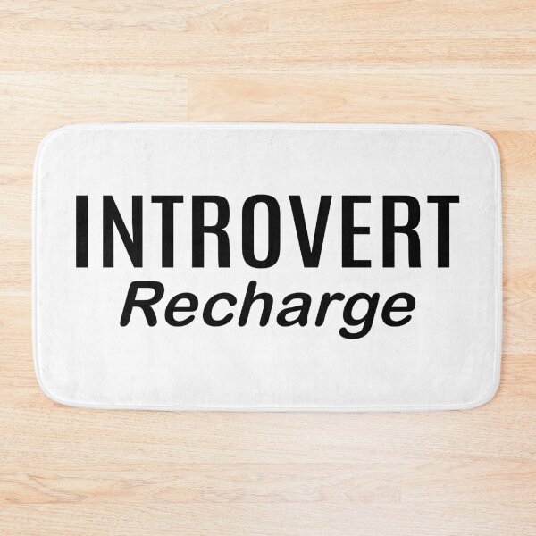 Item preview, Introvert Recharge Minimal Quote T-Shirt | Quiet Energy & Alone Time Design designed and sold by PixelPlush.