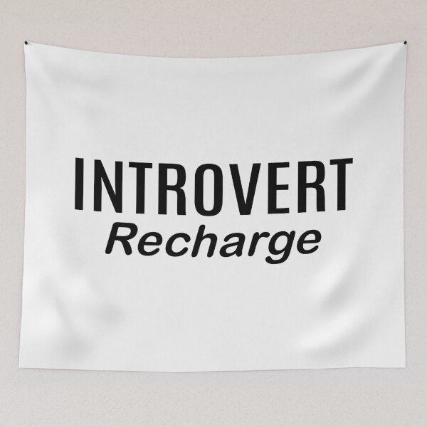 Item preview, Introvert Recharge Minimal Quote T-Shirt | Quiet Energy & Alone Time Design designed and sold by PixelPlush.