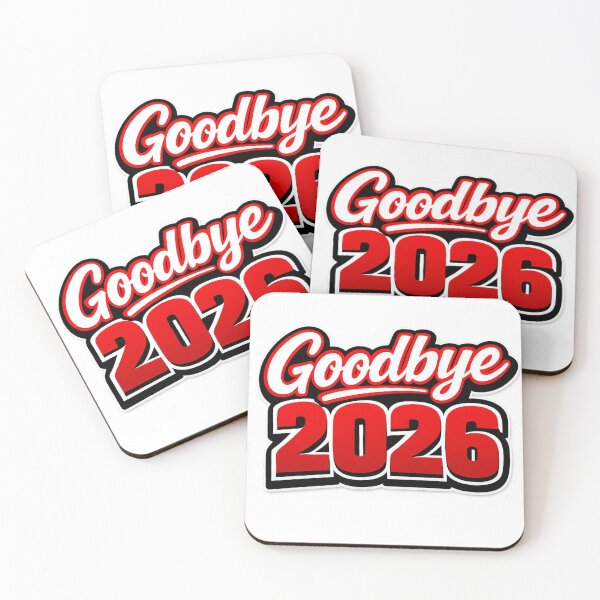 Item preview, Goodbye 2026 – Bold Red Typographic Design | End of Year, New Year's Eve, New Year's, Gift T-Shirt & Sticker designed and sold by mocci10.