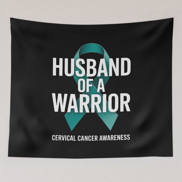 Item preview, Husband of a Warrior Cervical Cancer Awareness designed and sold by nicomitchell.