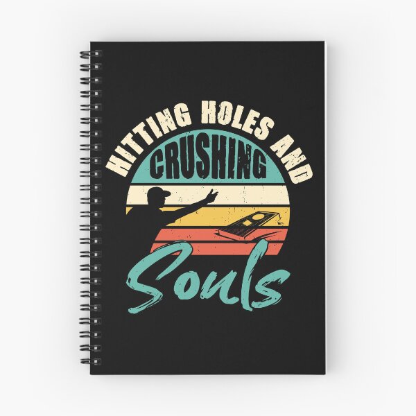 Item preview, Hitting Holes and Crushing Souls Funny Cornhole Player Vintage designed and sold by Mst Shefali Akter.