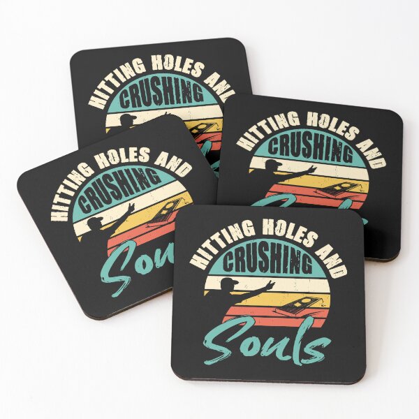 Item preview, Hitting Holes and Crushing Souls Funny Cornhole Player Vintage designed and sold by Mst Shefali Akter.