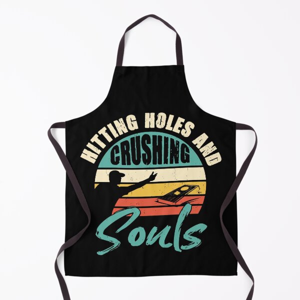 Item preview, Hitting Holes and Crushing Souls Funny Cornhole Player Vintage designed and sold by Mst Shefali Akter.