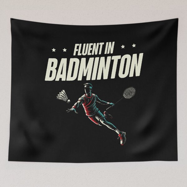 Item preview, Fluent In Badminton Player Shuttlecock designed and sold by charitashmoqs.