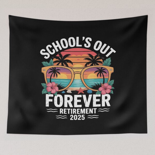 Item preview, School's Out Forever Retirement 2025 Retired Teacher  designed and sold by KotexTemu.
