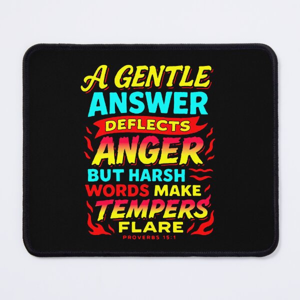 Item preview, Proverbs 15:1 A Gentle Answer Deflects Anger designed and sold by plushism.
