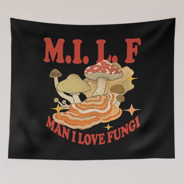 Item preview, M.I.L.F — Man I Love Fungi Pun Badge designed and sold by nipunifekniy.