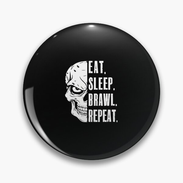 Item preview, Eat Sleep Brawl Repeat Funny Video Gamer Gaming designed and sold by charitashmoqs.
