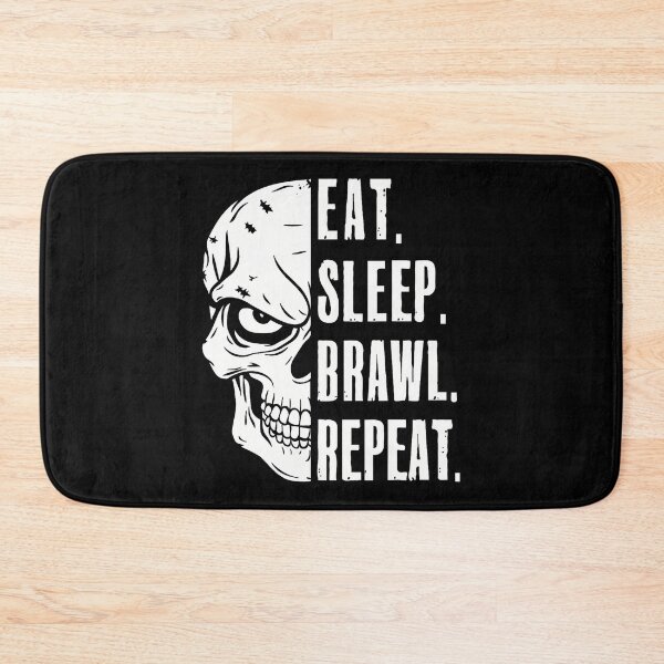 Item preview, Eat Sleep Brawl Repeat Funny Video Gamer Gaming designed and sold by charitashmoqs.