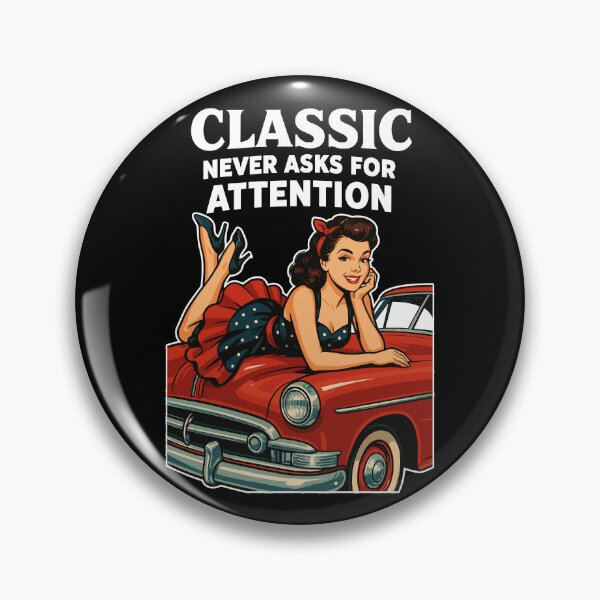 Item preview, Rockabilly vintage car, pin-up girl gift designed and sold by Pineapple-Tree.