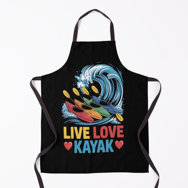 Item preview, Live Love Kayak Waves Of Joy designed and sold by LacostCarl.