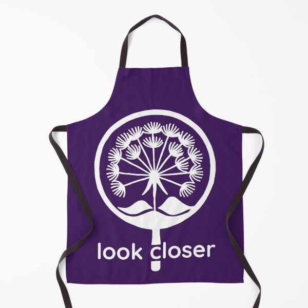 Item preview, Magnifying Dandelion Silhouette, White on Purple designed and sold by nikoart001.