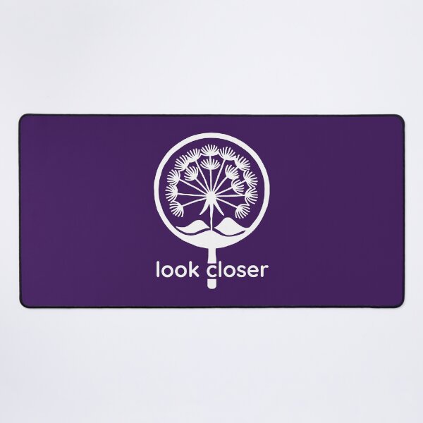 Item preview, Magnifying Dandelion Silhouette, White on Purple designed and sold by nikoart001.