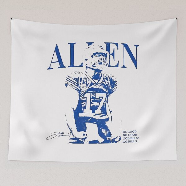 Item preview, Retro Josh Allen Rap Game Day Buffalo Football Go Bills Be Good Do Good God Bless designed and sold by StickLoveFamily.