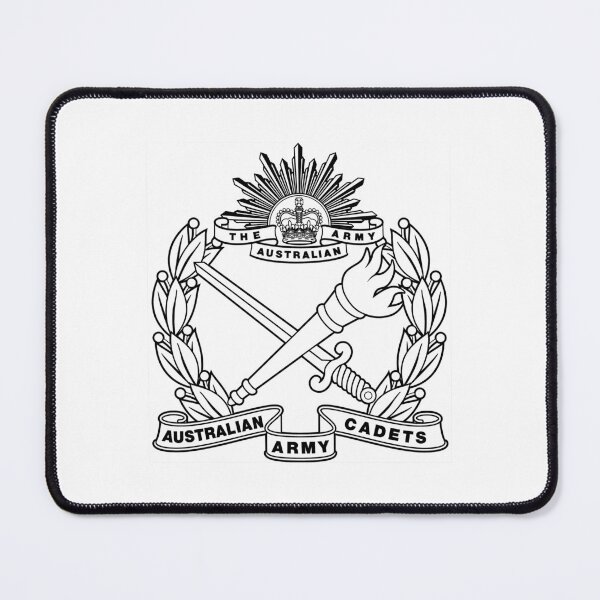 Item preview, Former Australian Army Cadets Logo B&W designed and sold by ThatGrunt.