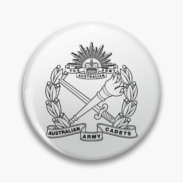 Item preview, Former Australian Army Cadets Logo B&W designed and sold by ThatGrunt.