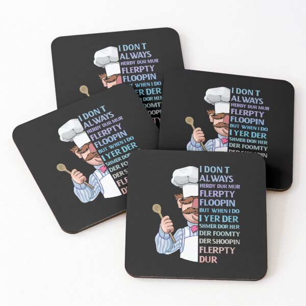 Item preview, The Swedish Chef I Dont Always Herdy Dur Mur designed and sold by StickLoveFamily.