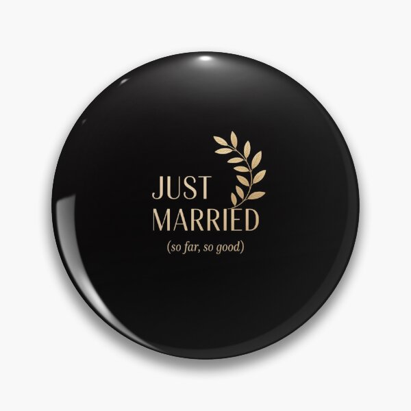 Item preview, Just Married So Far So Good Newlywed Honeymoon Couple designed and sold by Minoloinan.