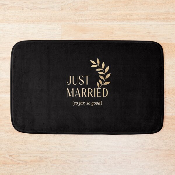 Item preview, Just Married So Far So Good Newlywed Honeymoon Couple designed and sold by Minoloinan.