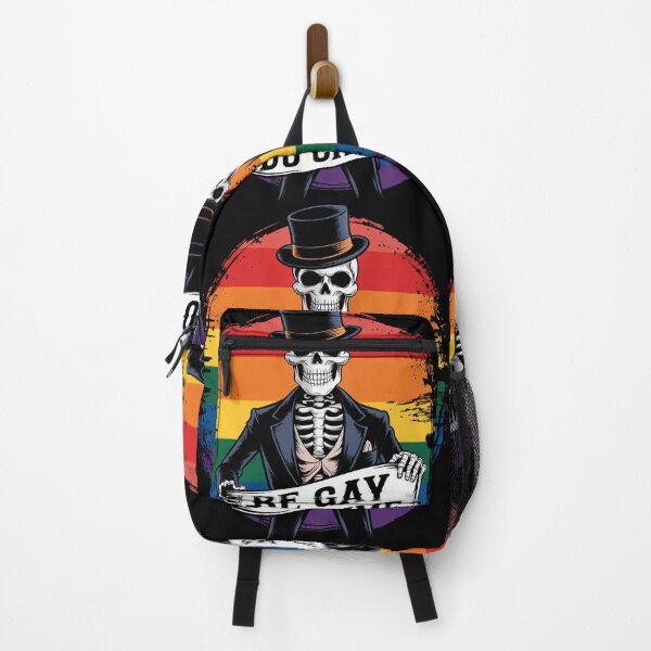 Item preview, Gay Skeleton Funny Ally LGBTQ Gay Pride Month designed and sold by gourpmerzihd.