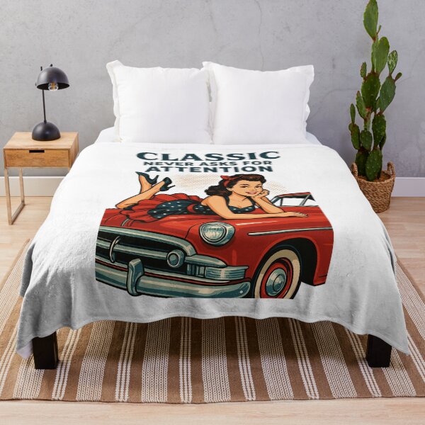 Item preview, Rockabilly vintage car, pin-up girl gift designed and sold by Pineapple-Tree.