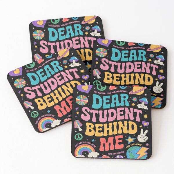 Item preview, Teacher Dear Students Behind Me Back Teacher Inspirational  designed and sold by KotexTemu.