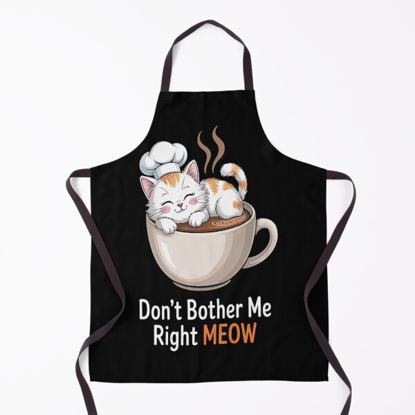 Item preview, Coffee and Cat Lovers Don't Bother Me Right Meow Cat designed and sold by SignaturalGen.