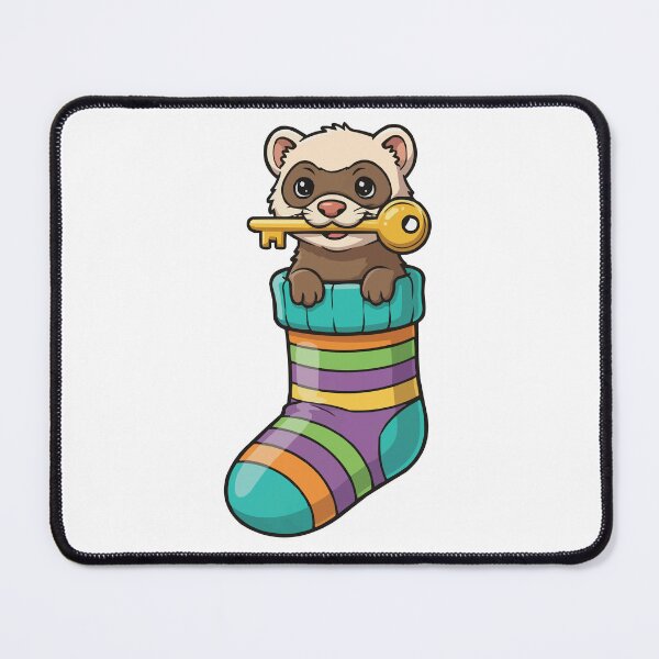 Item preview, Sock Thief - Funny Ferret Bandit designed and sold by Petzzz.