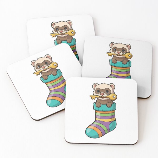 Item preview, Sock Thief - Funny Ferret Bandit designed and sold by Petzzz.