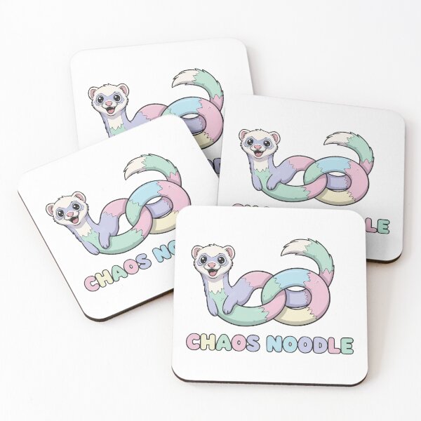 Item preview, Certified Chaos Noodle - Funny Ferret Art designed and sold by Petzzz.