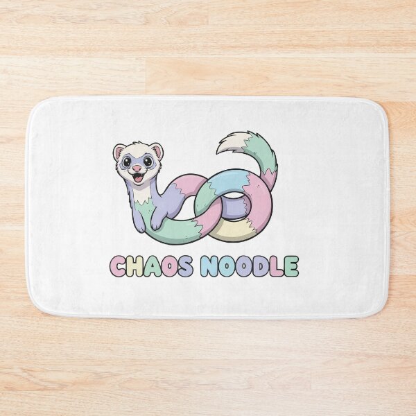 Item preview, Certified Chaos Noodle - Funny Ferret Art designed and sold by Petzzz.