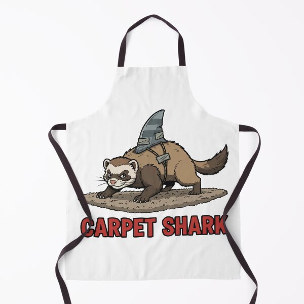 Item preview, Beware of Carpet Shark - Ferret Biting Toes designed and sold by Petzzz.