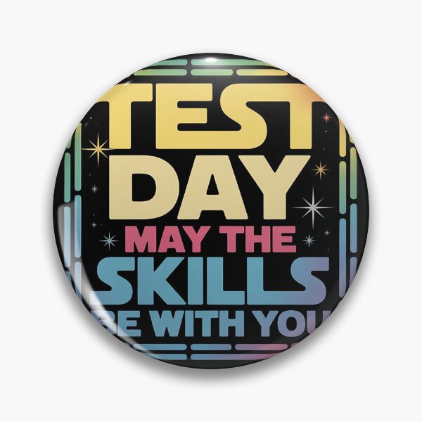 Item preview, Testing Day Test Day May The Skills Be With You Teacher  designed and sold by KotexTemu.