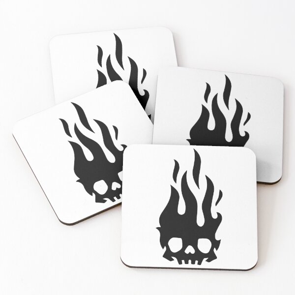 Item preview, The Burning Mind - Fire Skull designed and sold by InkStation24.