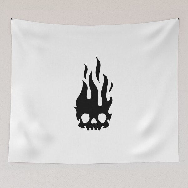 Item preview, The Burning Mind - Fire Skull designed and sold by InkStation24.