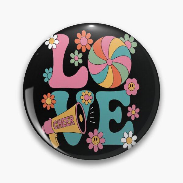 Item preview, Love Cheer Groovy Cheerleader Cheerleading designed and sold by LacostCarl.