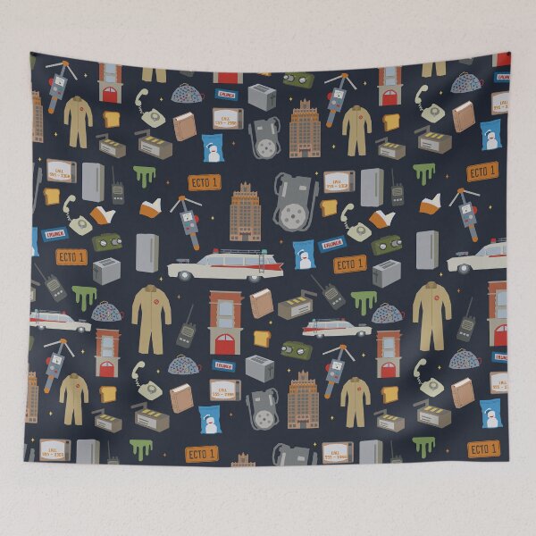 Item preview, 80s Supernatural Comedy Film Icon Pattern – Guess the Movie designed and sold by PauRicart.
