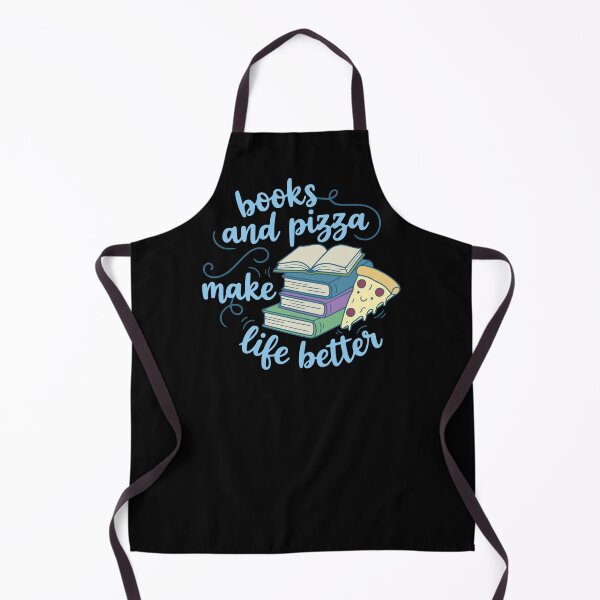 Item preview, books and pizza make life better designed and sold by FandomizedRose.