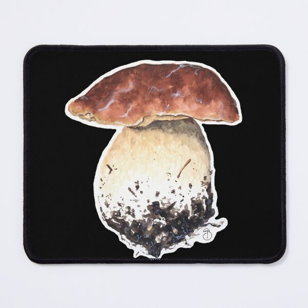 Item preview, King Bolete (Porcini) Mushroom Illustration designed and sold by dyrkaqalibe1.