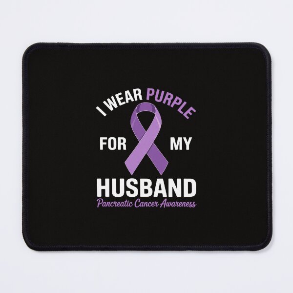 Item preview, I Wear Purple For My Husband Pancreatic Cancer Awareness designed and sold by margaridroso.