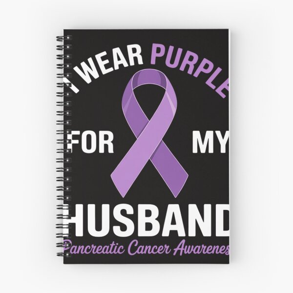 Item preview, I Wear Purple For My Husband Pancreatic Cancer Awareness designed and sold by margaridroso.