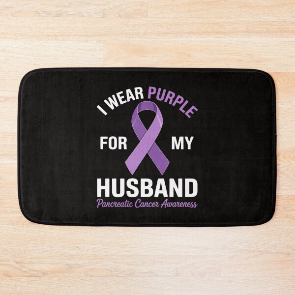 Item preview, I Wear Purple For My Husband Pancreatic Cancer Awareness designed and sold by margaridroso.