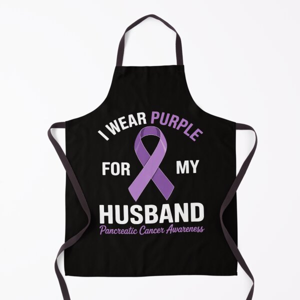 Item preview, I Wear Purple For My Husband Pancreatic Cancer Awareness designed and sold by margaridroso.