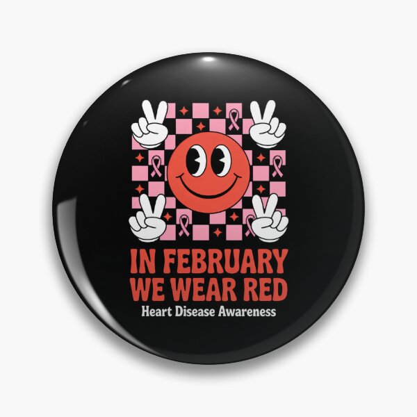 Item preview, Heart Disease Awareness Smile Face designed and sold by gourpmerzihd.