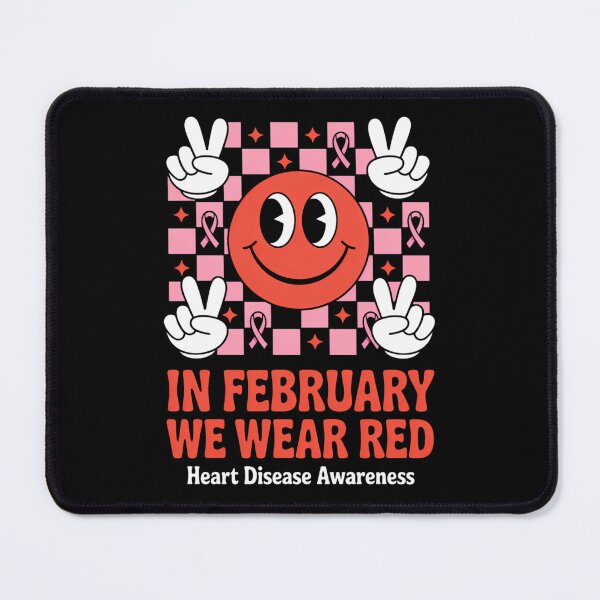 Item preview, Heart Disease Awareness Smile Face designed and sold by gourpmerzihd.