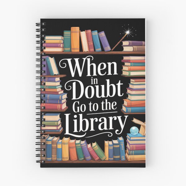 Item preview, When In Doubt Go To The Library Idea For Lovers Book Reading designed and sold by KotexTemu.