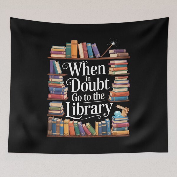 Item preview, When In Doubt Go To The Library Idea For Lovers Book Reading designed and sold by KotexTemu.
