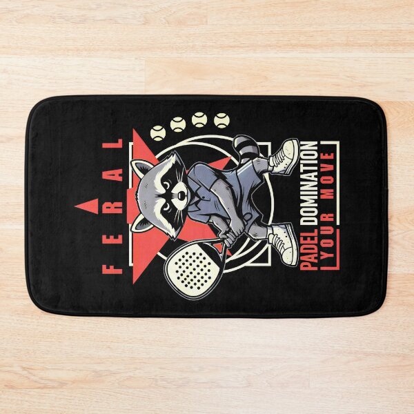 Item preview, Padel Tennis Player Funny Feral Raccoon Animal Domination designed and sold by GrandeDuc.